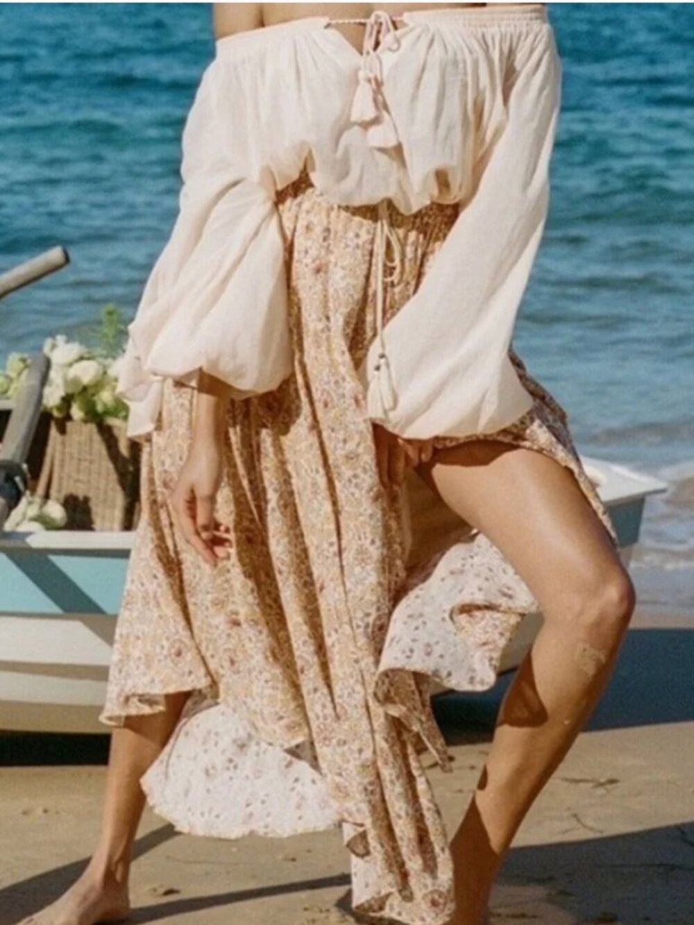 SOLD!!! Spell & The Gypsy Sundown Kerchief Skirt Spice - Picture 1 of 10